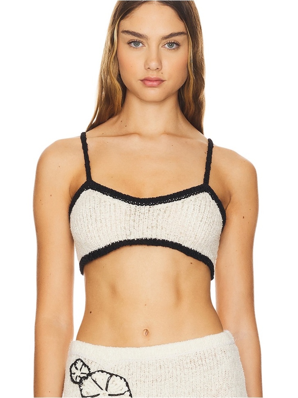 New NWT Asta resort Camilla Bralette in Merino Alpaca in Ivory